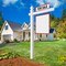 Casafield Real Estate Sign Post for Open House and Yard Sale Signs with Flat Cap and Gothic Cap Options - Vinyl PVC - White